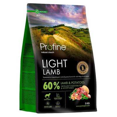 Сухий корм для собак з надмірною вагою Profine (Профайн) Light з ягням та картоплею 3 кг
