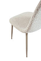 Стілець N-160 букле крем-брюле / ніжки капучино TM Vetro Mebel, фото 2