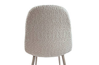 Стілець N-160 букле крем-брюле / ніжки капучино TM Vetro Mebel, фото 5