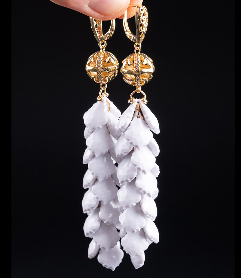 Сережки-підвіски авторської роботи., фото 1