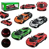 Машинка металева "Автопром" Mercedes, ЗЕЛЕНА (1:24), фото 5