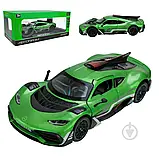Машинка металева "Автопром" Mercedes, ЗЕЛЕНА (1:24), фото 2