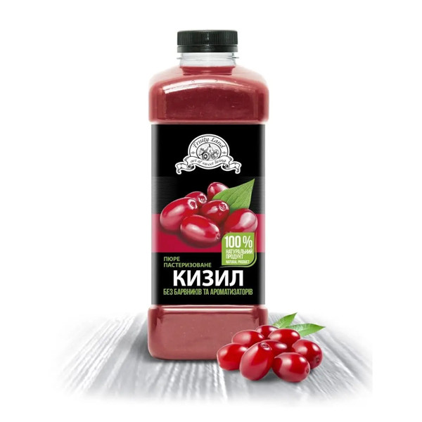 Пюре пастеризоване Fruityland кизил 1кг