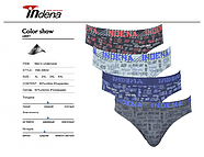 Труси плавки чоловічі бавовняні з широкою резинкою Indena XL, фото 2