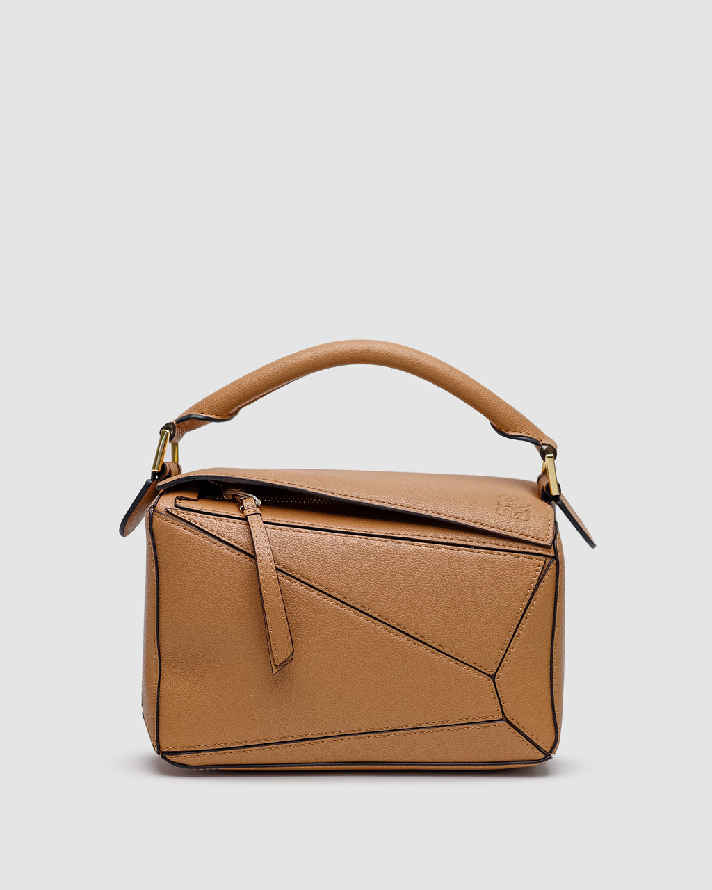💎 Loewe Small Puzzle Bag in Classic Calfskin Caramel 25 x 16 x 10 см, фото 1