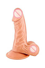 Фалоімітатор Real Body — Real Mike Flesh, TPE, діаметр 3,8 см