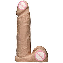 Фалоїмітатор Doc Johnson Vac-U-Lock — 8 Inch ULTRASKYN Cock White, діаметр 5,1 см