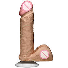 Фалоімітатор Doc Johnson The Realistic Cock 6 inch White – ULTRASKYN, Vack-U-Lock, діаметр 4,3 см