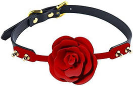 Розкішний кляп у формі троянди Zalo — Rose Ball Gag, подвійне використання