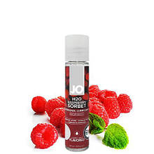 Змазка на водній основі JO H2O — Raspberry Sorbet (30 мл) без цукру, рослинний гліцерин