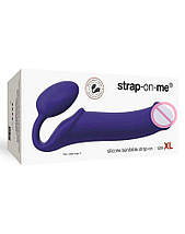 Безремневий страпон Strap-On-Me Violet XL, повністю регульований, діаметр 4,5 см, фото 4