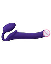 Безремінний страпон Strap-On-Me Violet M, повністю регульований, діаметр 3,3 см