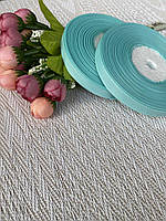 Стрічка репсова 1см світла Тіффані (за рулон 22.5 метри), Р09-218-22