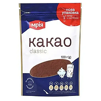Натуральний какао-порошок 100 грамів, zip упаковка для приготування напоїв