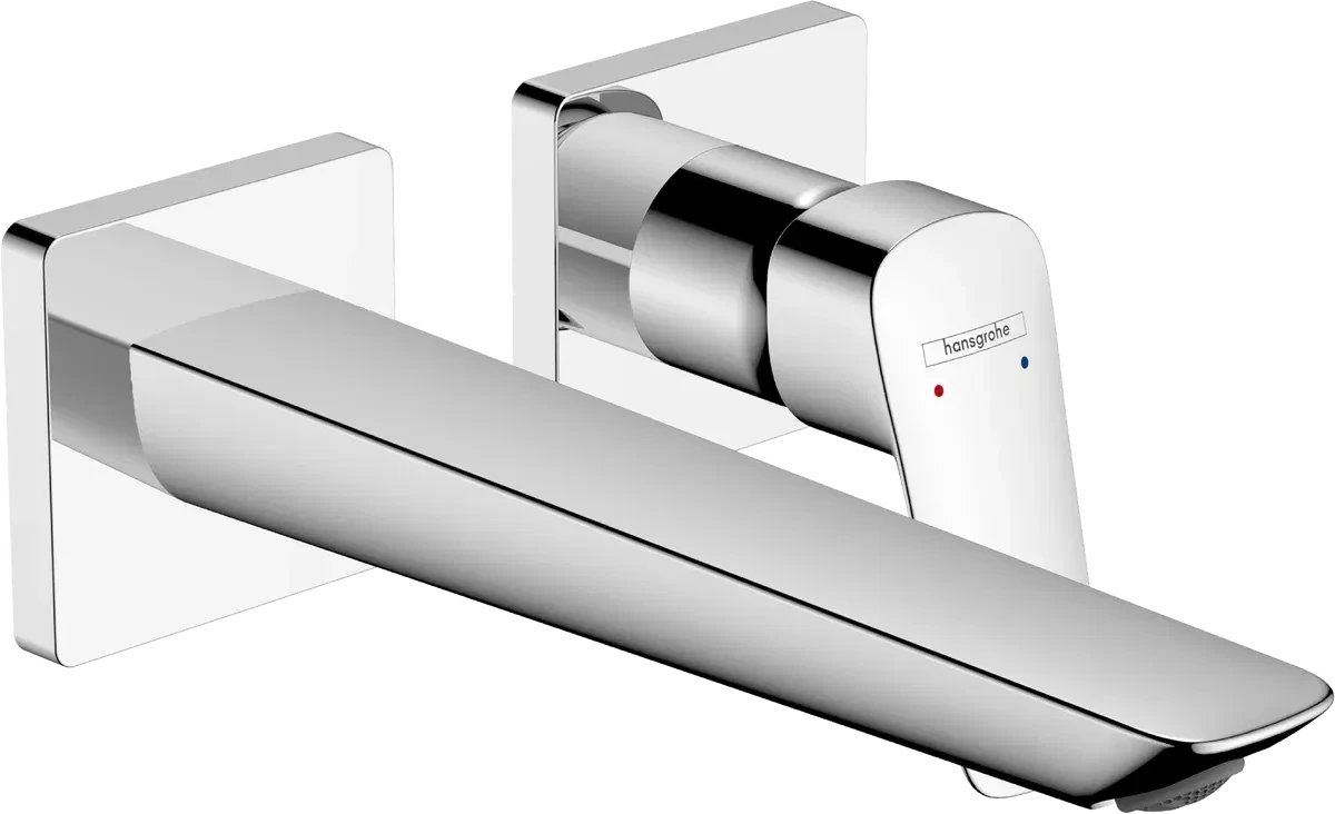 Змішувач для раковини Hansgrohe Logis настінний, прихований монтаж, хром (71256000)