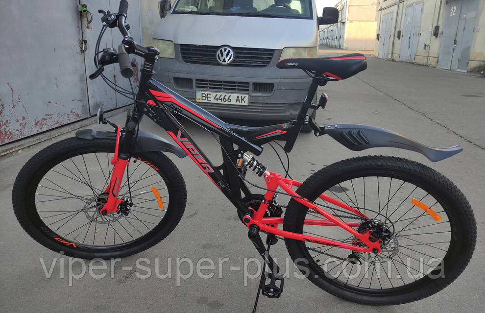 ✓ Горный Двухподвесный Велосипед Azimut Viper Power 26 D Рама 19