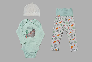 Дитячий комплект боді штани шапочка Мауглі Disney Baby 74-80 см (6-12М)
