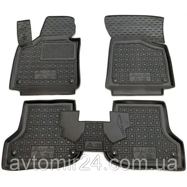 Автомобільні килимки AUDI A3 (8P) 2003-2012 Avto-Gumm килимки для авто АУДІ А3 (8П) 2003-2012 Автогум, фото 1