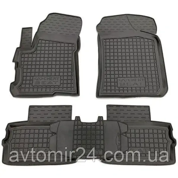 Автомобільні килимки CHERY Beat (S18D) 2010-2015 Avto-Gumm килимки для авто ЧЕРІ Біт (С18Д) 2010-2015 Автогум