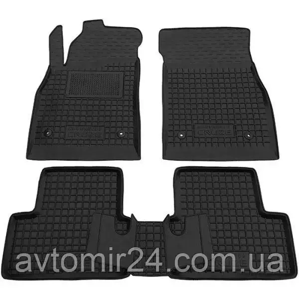 Автомобільні килимки CHEVROLET Cruze 2009-2016 Avto-Gumm килимки для авто ШЕВРОЛЕ Круз 2009-2016 Автогум
