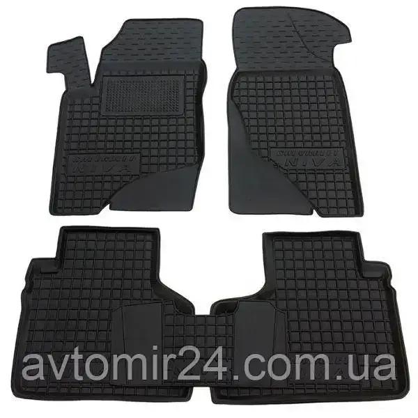 Автомобільні килимки CHEVROLET Niva 2002-2020 Avto-Gumm килимки для авто ШЕВРОЛЕ Ніва 2002-2020 Автогум