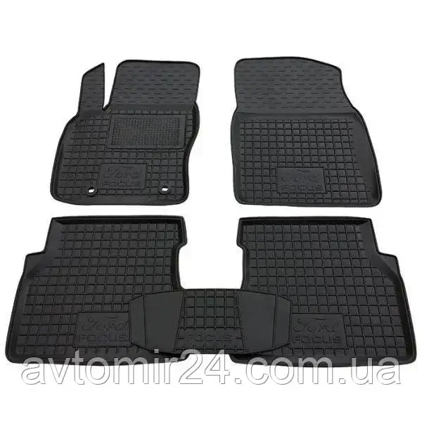 Автомобільні килимки FORD Focus 2 2004-2011 Avto-Gumm килимки для авто ФОРД Фокус 2 2004-2011 Автогум