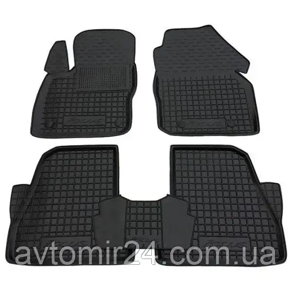 Автомобільні килимки FORD Focus 3 2011-2018 Avto-Gumm килимки для авто ФОРД Фокус 3 2011-2018 Автогум