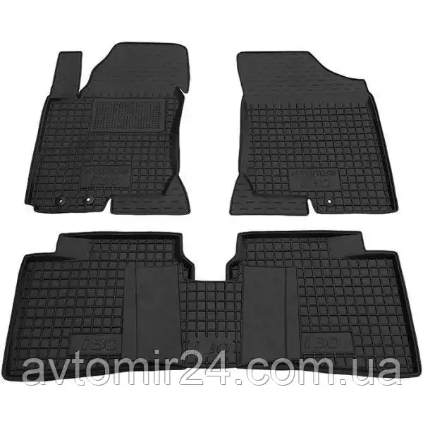 Автомобільні килимки HYUNDAI i30 FD 2007-2012 Avto-Gumm килимки для авто ХЮНДАЙ i30 ФД 2007-2012 Автогум, фото 1