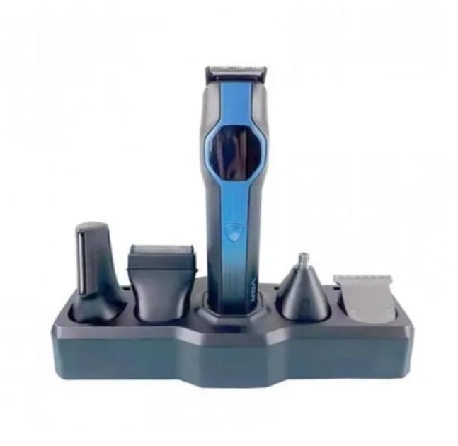 Акумуляторна машинка для стриження волосся VGR зі змінними насадками в комплекті V-173