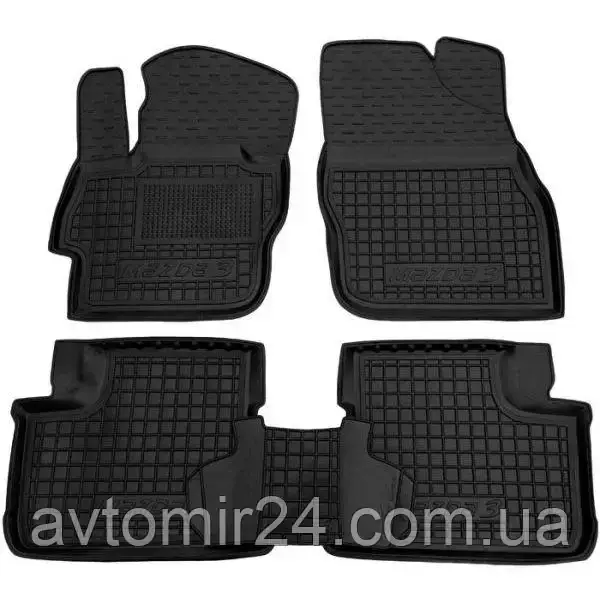 Автомобільні килимки MAZDA 3 (BL) 2009-2013 Avto-Gumm килимки для авто МАЗДА 3 (БЛ) 2009-2013 Автогум