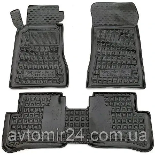Автомобільні килимки MERCEDES C-Class (W204) 2007-2015 Avto-Gumm килимки для авто МЕРСЕДЕС Ц-Класс (В204) 2007-2015 Автогум