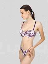 Купальник раздельный с 2 плавками Samegame Марианна 3009 баклажан (В НАЛИЧИИ ТОЛЬКО 42 44 46 48 50 УКР р-ры), фото 4