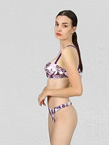 Купальник раздельный с 2 плавками Samegame Марианна 3009 баклажан (В НАЛИЧИИ ТОЛЬКО 42 44 46 48 50 УКР р-ры), фото 5