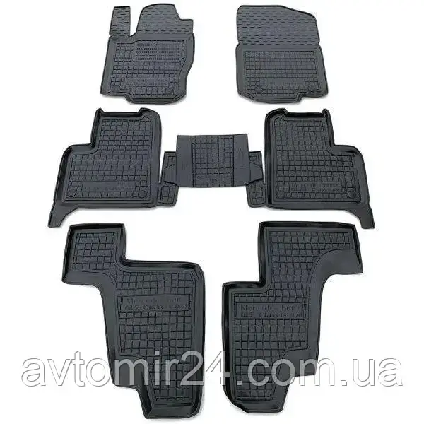 Автомобільні килимки MERCEDES GL-Class (X166) 2012-2015 Avto-Gumm килимки для авто МЕРСЕДЕС ГЛ-Класс (Х166) 2012-2015 Автогум