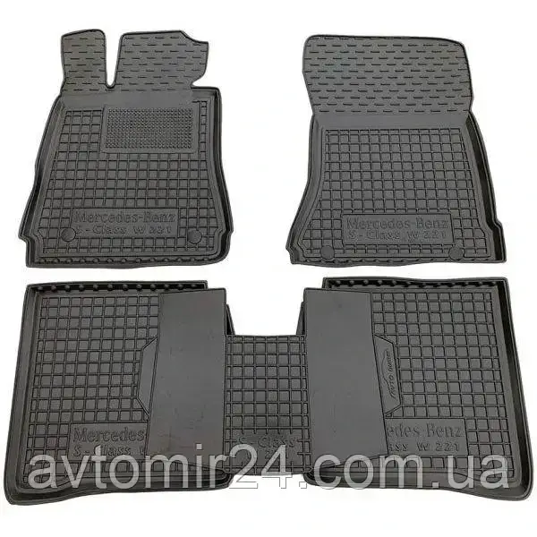 Автомобільні килимки MERCEDES S-Class (W221) 2005-2013 Avto-Gumm килимки для авто МЕРСЕДЕС С-Класс (В221) 2005-2013 Автогум