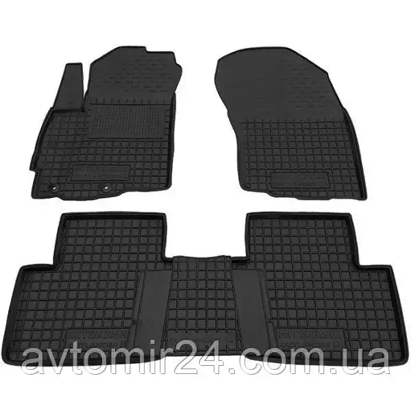 Автомобільні килимки MITSUBISHI Outlander 2 XL 2006-2012 Avto-Gumm килимки для авто МІТСУБІСІ Аутлендер 2 ХЛ 2006-2012 Автогум