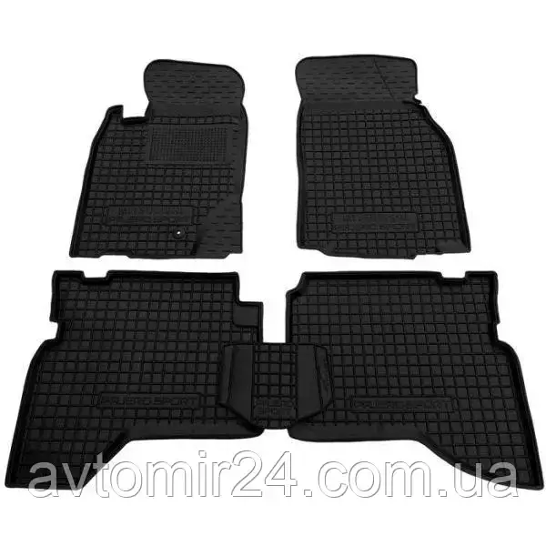 Автомобільні килимки MITSUBISHI Pajero Sport 1 1996-2008 Avto-Gumm килимки для авто МІТСУБІСІ Паджеро Спорт 1 1996-2008 Автогум, фото 1