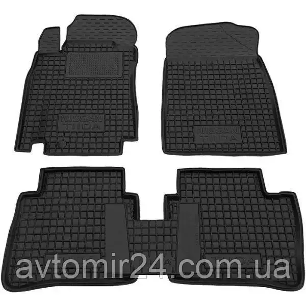 Автомобільні килимки NISSAN Tiida (C11, C12) 2004-2014 Avto-Gumm килимки для авто НІССАН Тііда (Ц11, Ц12) 2004-2014 Автогум