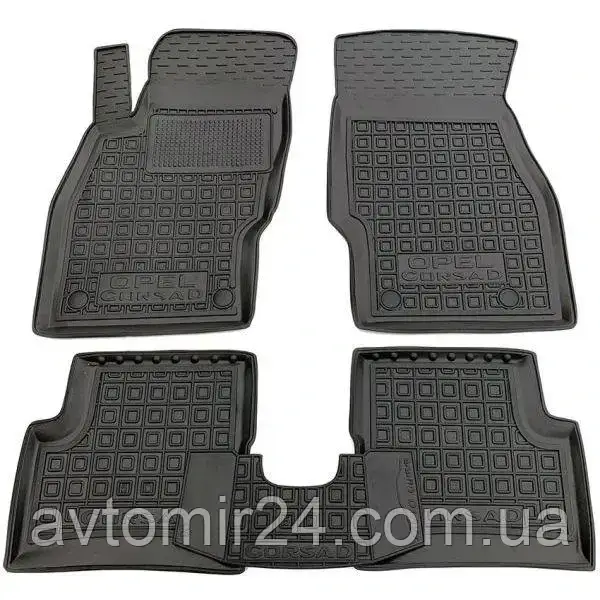 Автомобільні килимки OPEL Corsa D 2006-2014 Avto-Gumm килимки для авто ОПЕЛЬ Корса Д 2006-2014 Автогум