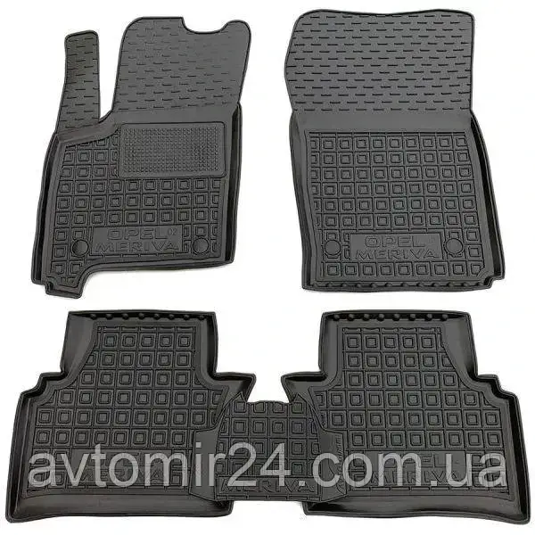 Автомобільні килимки OPEL Meriva A 2002-2010 Avto-Gumm килимки для авто ОПЕЛЬ Меріва А 2002-2010 Автогум