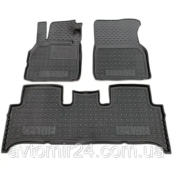 Автомобільні килимки RENAULT Scenic 1, 2 1996-2009 Avto-Gumm килимки для авто РЕНО Сценік 1, 2 1996-2009 Автогум
