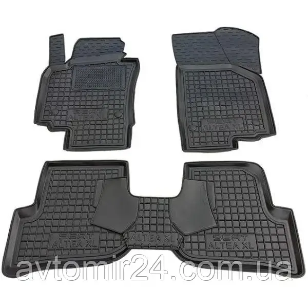 Автомобільні килимки SEAT Altea Freetrack 2007- Avto-Gumm килимки для авто СЕАТ Альтеа Фрітрек 2007- Автогум