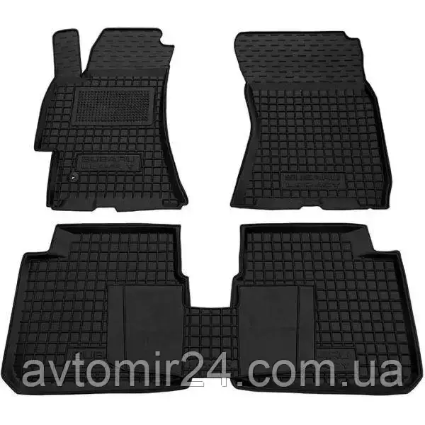 Автомобільні килимки SUBARU Legacy 4 (BL, BP) 2003-2009 Avto-Gumm килимки для авто СУБАРУ Легасі 4 (БЛ, БП) 2003-2009 Автогум