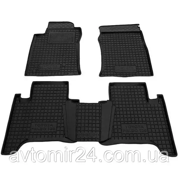 Автомобільні килимки TOYOTA Land Cruiser Prado 120 2002-2009 Avto-Gumm килимки для авто ТОЙОТА Ленд Крузер Прадо 120 2002-2009