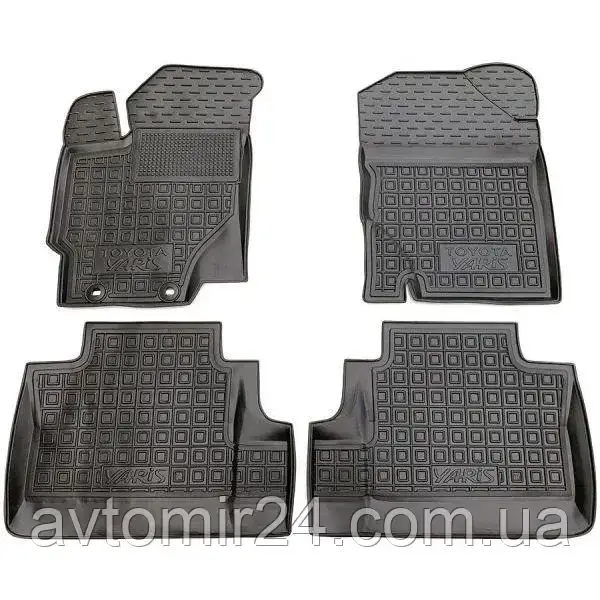 Автомобільні килимки TOYOTA Yaris 3 (XP13) 2011-2020 Avto-Gumm килимки для авто ТОЙОТА Яріс 3 (ХП13) 2011-2020 Автогум