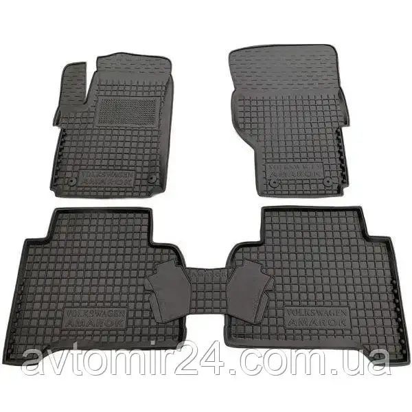Автомобільні килимки VOLKSWAGEN Amarok 2010-2022 Avto-Gumm килимки для авто ФОЛЬЦВАГЕН Амарок 2010-2022 Автогум