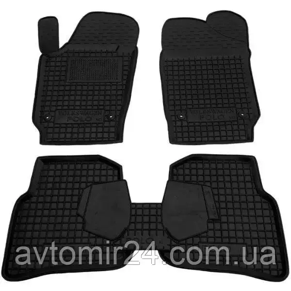 Автомобільні килимки VOLKSWAGEN Polo 5 HB 2009-2017 Avto-Gumm килимки для авто ФОЛЬЦВАГЕН Поло 5 НБ 2009-2017 Автогум, фото 1