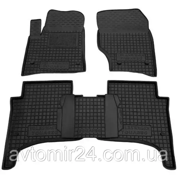Автомобільні килимки VOLKSWAGEN Touareg 1 (7L) 2002-2010 Avto-Gumm килимки для авто ФОЛЬЦВАГЕН Туарег 1 (7Л) 2002-2010 Автогум