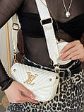 Сумка жіноча Louis Vuitton Wave Multi Pochette mini білий біла, фото 3