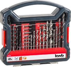 Набір біт та свердел 42 шт, PROMO KWB (109104)